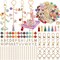 418PCS Keychain Making Kit for DIY Lip Gloss Keychains,Bag Charm Kit, Key Chain Making Kit with Hooks, Jump Rings, Gold Charms, Chains & Tools, Jewelry Making Kit, Gifts (418, Gold)